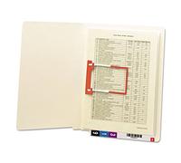 Smead Shelf-Master® Pochette de fermeture à languette droite renforcée 1 fermeture à clip en U. 50 per Box Manila