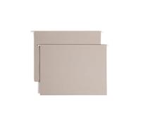 Smead TUFF 64342 Lot de 18 dossiers suspendus de grande capacité, extension de 10,2 cm, languette coulissante facile à couper 1/3, taille légale, gris acier