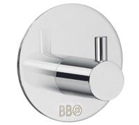 Smedbo BB Crochet porte-serviette autocollant inox poli BK1101