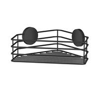Smedbo Beslagsboden Etagère de douche autocollant 25x17x7cm Inox noir mat BB1201