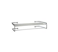 Smedbo Dk1050 Sideline Serviette étagère avec rail, Argent