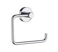 Smedbo HK341 Home Porte-Rouleau de WC sans Abattant Laiton/Cuivre/Zinc Argent 14 x 9 x 5 cm
