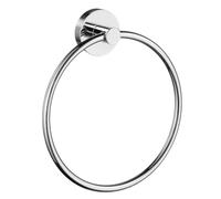Smedbo HK344 Home Anneau Porte-Serviette Laiton/Cuivre/Zinc Argent 17 x 17 x 3,6 cm