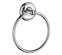 Smedbo K244 Villa Anneau Porte-Serviette Laiton/Cuivre/Zinc Argent 4,1 x 15,5 x 19,6 cm