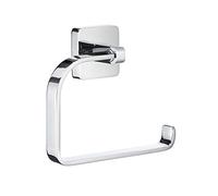 Smedbo OK341 Ice Porte-Rouleau de WC sans Abattant Laiton/Cuivre/Zinc Argent 13 x 4 x 11,3 cm