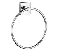 Smedbo RK344 House Anneau Porte-Serviette Laiton/Cuivre/Zinc Argent 17 x 17 x 4 cm