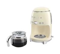 Smeg 50's Style DCF02CREU - Cafetière - 10 tasses - crème