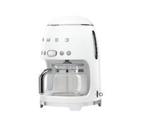 SMEG - Cafetière filtre programmable Smeg DCF02WHEU blanc + offre cadeaux - Programmable (Timer)
