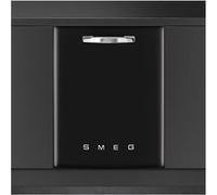 Smeg 50's Style STFABBL3 - Lave-vaisselle - encastrable - Niche - largeur : 60 cm - profondeur : 57.5 cm - hauteur : 82 cm - noir Noir G