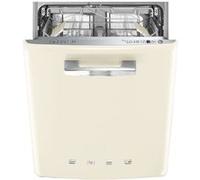 Smeg 50's Style STFABCR3 - Lave-vaisselle - encastrable - Niche - largeur : 60 cm - profondeur : 57.5 cm - hauteur : 82 cm - crème Blanc G