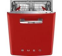 Smeg 50's Style STFABRD3 - Lave-vaisselle - encastrable - Niche - largeur : 60 cm - profondeur : 57.5 cm - hauteur : 82 cm - rouge Rouge G