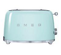 Smeg 50's Style TSF01PGEU - Grille-pain - 2 tranche - 2 Emplacements - vert turquoise