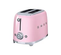 Smeg 50's Style TSF01PKEU - Grille-pain - 2 tranche - 2 Emplacements - rose