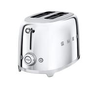 Smeg 50's Style TSF01SSEU - Grille-pain - 2 tranche - 2 Emplacements - chrome