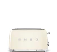 Smeg 50's Style TSF02CREU - Grille-pain - 4 tranche - 2 Emplacements - crème