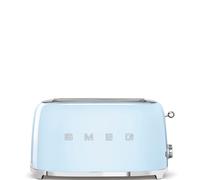 Smeg 50's Style TSF02PBEU - Grille-pain - 4 tranche - 2 Emplacements - bleu azur