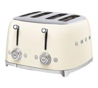 Smeg 50's Style TSF03CREU - Grille-pain - 4 tranche - 4 Emplacements - crème