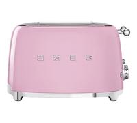 Smeg 50's Style TSF03PKEU - Grille-pain - 4 tranche - 4 Emplacements - rose
