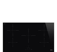 Smeg B09ZJBGFBQ Table de cuisson à induction encastrable 90 cm 5Z Noir