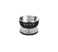 Smeg Balance de cuisine KSC01BLMWW – Bol inox, fonction tare, 5 kg, g/ml et lb.oz/fl.oz – Noir mat