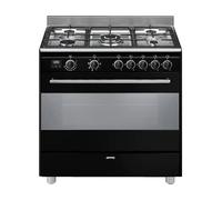 Smeg Cuisinière Concerto BG91CTN2 – Gaz – Chaleur tournante – Nettoyage catalyse – 90 cm Noir