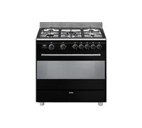 Smeg Cuisinière Concerto BG91CTN2 – Gaz – Chaleur tournante – Nettoyage catalyse – 90 cm Noir