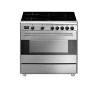 SMEG Piano de cuisson BG91IX2 Induction 5 feux 90 x 60 cm Inox Classe A