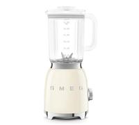 Smeg, Blender BLF03CREU 1,5 L, 4 Vitesses, 4 Fonctions Smoothie, Pulse, Glace Pilée et Autonettoyant, Bloc Moteur et Bouchon Doseur, Base Antidérapante, Range Cordon Intégré, 800W, Crème