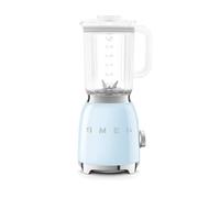Smeg, Blender BLF03PBEU 1,5 L, 4 Vitesses, 4 Fonctions Smoothie, Pulse, Glace Pilée et Autonettoyant, Bloc Moteur et Bouchon Doseur, Base Antidérapante, Range cordon Intégré, 800W, Bleu Azur