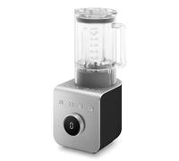 Smeg, Blender Haute Performance BLC01BLMEU, avec Accessoires Inclus et Fonction Pulse, 5 Programmes Préréglés, 9 Niveaux de Vitesse, 2 Modes, Carafe Amovible, Puissance 1400W, Noir