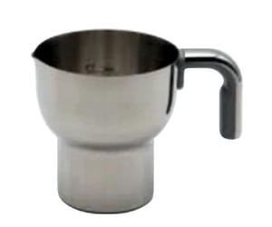 SMEG Bol en Acier Inoxydable pour Mousseur à Lait, Compatible avec Chocolatière MFF01, Accessoire de Remplacement