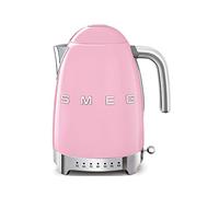 Smeg Bouilloire sans fil 1.7l 2400w rose - klf04pkeu