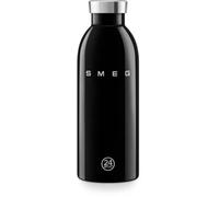 Smeg Bouteille isotherme WBF01BL – Acier inoxydable 500 ml – Noir