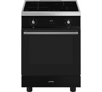 SMEG C6IMBLT2 Cuisine à Induction 4 Zones 60x60cm Four Électrique Vapeur Clean A