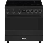 Smeg Cuisinière électrique Concert C9IMN2 – plaque zone à induction – Noir mat