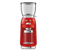 Smeg CGF11RDEU appareil à moudre le café 150 W Rouge, Transparent
