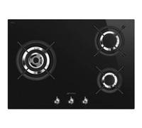 Smeg Table de cuisson au gaz Classica PV373LCN – 3 foyers – Noir – Niche 55,5×47,8 cm