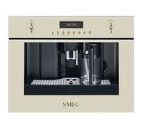 Smeg CMS8451P - Machine à café automatique - encastrable avec buse vapeur "Cappuccino" - 15 bar - crème Crème G