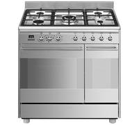 Smeg Concert SCB92MX8 four et cuisinière Electrique Gaz Acier inoxydable