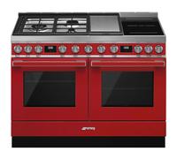 Smeg CPF120IGMPR four et cuisinière Electrique Combi Rouge