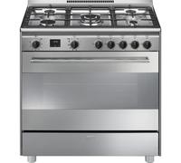 Piano de cuisson gaz SMEG BG91PX2 Concerto 90 cm Inox Garantie 5 ANS GRATUITE
