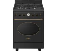 SMEG CUISINE COLONIALE CO60GMAN2 60CM FOUR ÉLECTRIQUE 4 BRÛLEURS À GAZ CE