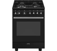 Smeg Cuisinière Concert CX61GMBL Électrique-Gaz Noir A