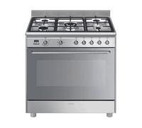 Piano de cuisson gaz SMEG CG90X2 Concerto 90 cm Inox Garantie 5 ANS GRATUITE
