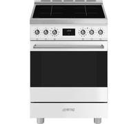 Smeg Symphony C6IPWHM2 four et cuisinière Electrique Plaque avec zone à induction Blanc