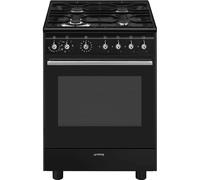 Smeg Cuisinière Concert CX61GMBL Électrique-Gaz Noir A