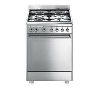 Smeg CX68MF8-2 four et cuisinière Electrique Gaz Acier inoxydable