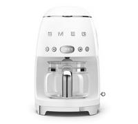 SMEG - Cafetière filtre programmable Smeg DCF02WHEU blanc + offre cadeaux - Programmable (Timer)