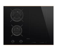 Smeg Dolce Stil Novo PM6643R plaque Noir Intégré 65 cm Plaque avec zone à induction 4 zones