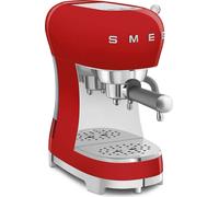 SMEG ECF02RDEU Machine à café espresso rouge Fonction vapeur 15 bars